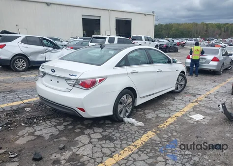 2013 Hyundai Sonata Hybrid Limited from USA, damaged, VIN KMHEC4A46DA068479